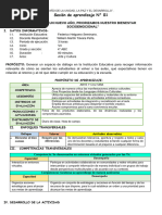 Sesión de Aprendizaje 01-4