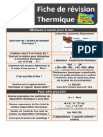 Fiche Revision 2I2D-Thermique