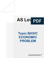 Basic Economic Problem