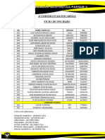 Inscrição Torneio