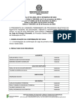 Edital Nº 061.2023 - PS 2023 Graduação - Homologação Da Conf. Vaga 1 Cham