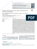 2020 Wastewater Treatment Plant Workers Exposure and Methods For Risk Evaluation of Their Exposure