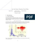 Algorithm Study: Fast Fourier Transform Cooley-Tukey