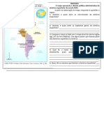 Atividades Mapa América Espanhola