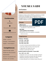 CV Job Étudiant 2