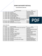 Rundown Sakyakirti Festival Edit