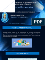 Tecnica Presupuestal Unidad I