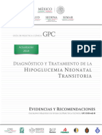 Hipoglucemia Neonatal Transitoria