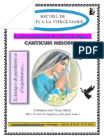 Recueil de Chants A La Vierge Marie-1