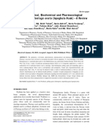 Phytochemical Biochemical and Pharmacological Plantago Ovata