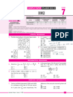 Imo Sample Paper Class-7