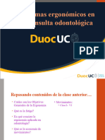 Problemas Ergonómicos en La Consulta Odontológica