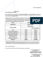 Sevasys Technologies Offer Letter