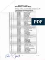 Shortlisted Candidates AT PI M Des Prog 2024-25