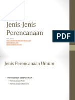 Jenis-Jenis Perencanaan