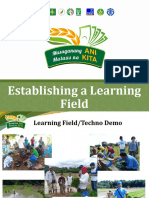 Establishing A Learning Field