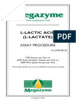 Protocole-Acide Lactique K-LATE DATA-Megazyme EN