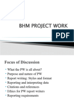 BHM Project Report