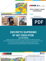 Deficit Hidrico y Aguas Subterraneas