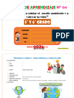 04.UNIDAD DE APRENDIZAJE V CICLO-Enseñamos A Cuidar El Medio Ambiente y A Valorar La Vida-1