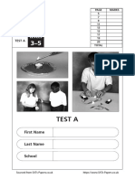 Ks2 Science 2005 Test A