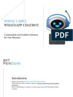 White Label WhatsApp Chatbot by Bot Penguin