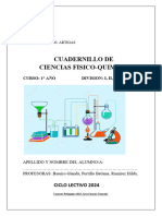 Cuadernillo de Cs Fisico Quimica 1° Año-2023