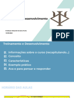 Aula 1 - Treinamento e Desenvolvimento 2024