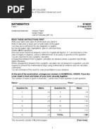 2010 JC2 H2 Mathematics Prelim Paper 1