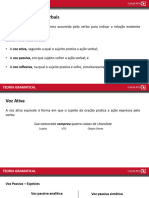 GOLD Teoria Gramatical - Aula 30 - Vozes Verbais + Verbo Classificação + Correção Questões (1 - 6)