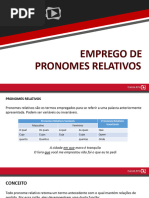 Teoria Gramatical - Pronomes Relativos