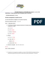 Matematica Financeira Atividade Das Aulas 1,2,3 e 4