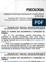 Psicologia: Legislação de Psicologia e Resoluções Do Conselho Federal de Psicologia