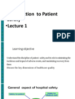 1-Introduction To Patient Safety 1