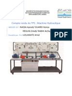 TP1 Machine Hydraulique