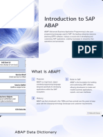 Introduction To SAP ABAP