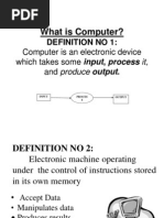 What Is Computer?: Definition No 1