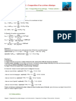 Composition Dun Melange Et Volume Molaire Correction