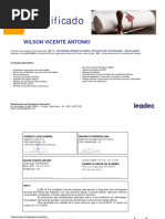 Certificado NR10 Reciclagem WILSONVICENTE