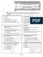 Première Partie: (12 Points) : Devoir de Contrôle N°1