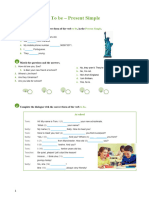 Verb To Be - To Have Got Present Simple Worksheet