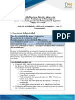 Guia de Actividades y Rúbrica de Evaluación - Fase 5 - Presentación