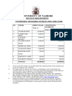 Uon Fee Structure