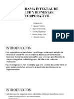 Programa Integral de Salud y Bienestar Corporativo