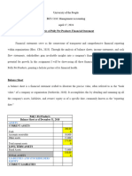 Analysis of Polly Pet Products Financial Statements