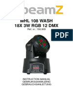 DMX Beamz MHL-108 - Manual