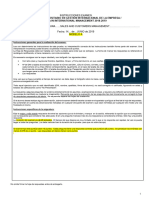 Examen de Técnicas de Ventas y Comunicación Internacional (Final Tipo A 2018-2019)