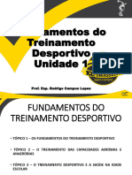 Fundamentos Do Treinamento Desportivo UNIDADE 1