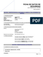 Ficha de Datos de Seguridad: Sección 1: Identificación de La Sustancia O La Mezcla Y de La Sociedad O La Empresa