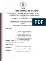 Influencia Del Nivel de Educación en El Salario en Ecuador - Informe de Investigación